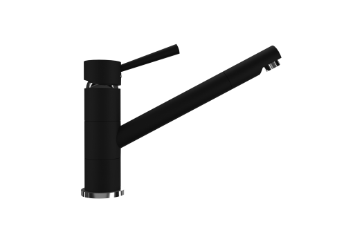 Смеситель для кухни Ulgran Quartz UQ-025-07 на мойку черный