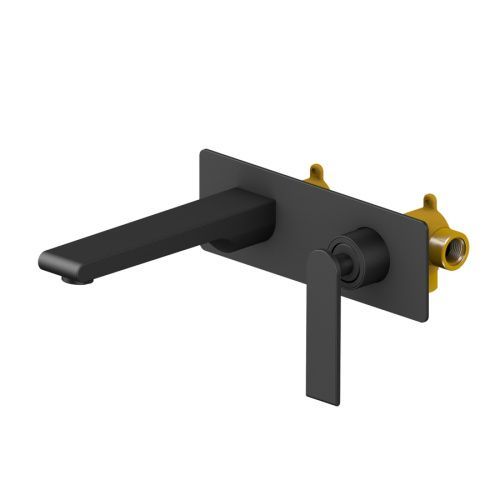 Смеситель для раковины Timo Anni 2771/03SM встраиваемый в стену черный