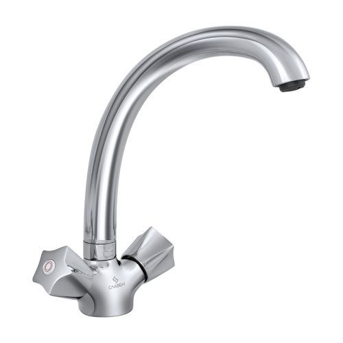 Смеситель для кухни Славен Город СЛ-ДВ-Е11 на мойку хром