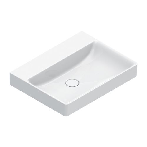 Раковина керамическая Catalano Green 420600001 60 см подвесная цвет белый без отверстий под смеситель