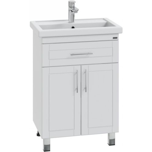 Тумба под раковину СанТа Дублин 223003 60х40 напольная цвет белый