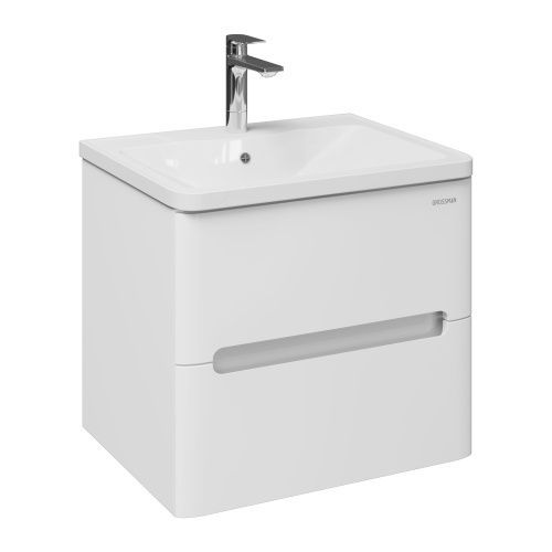 Тумба под раковину Grossman Адель 106038 60х40 подвесная цвет белый