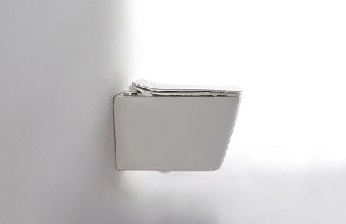 Унитаз подвесной CeramaLux 5170 белый с сиденьем микролифт безободковый каскадный смыв - фото 4