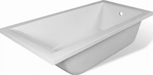 Ванна из литьевго мрамора Aquanet Bright Stone AQ-00332882 170х75 пристенная прямоугольная без ножек