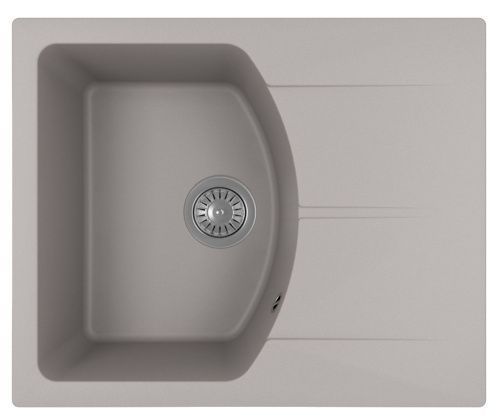 Кухонная мойка Florentina Паола 620 20.470.A0620.305 60х50 цвет серый поверхность матовая
