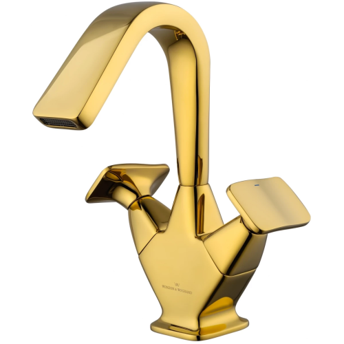 Смеситель для раковины Wonzon & Woghand Shakespeare WW-651103-DG на столешницу золото