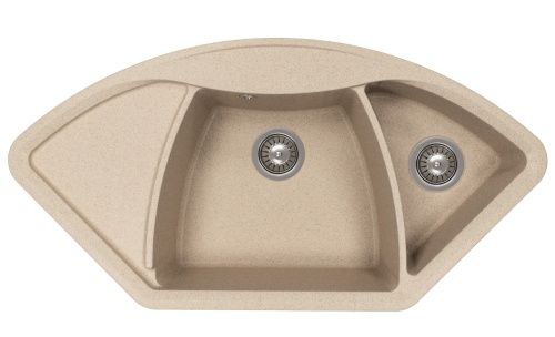 Кухонная мойка Florentina Гави 17.080.E1005.104 100х50 цвет бежевый поверхность матовая