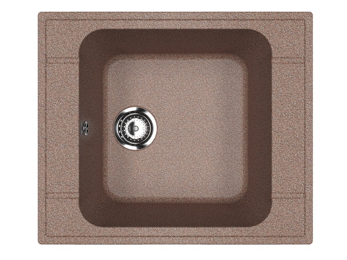 Кухонная мойка Ulgran Classic U-604-307 60х50 цвет коричневый