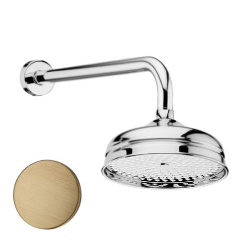 Верхний душ Webert Karenina AC0014065 20х20 бронза