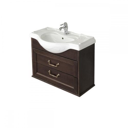 Тумба под раковину Roca America W Z.RU93.0.296.2 100х30 подвесная цвет коричневый
