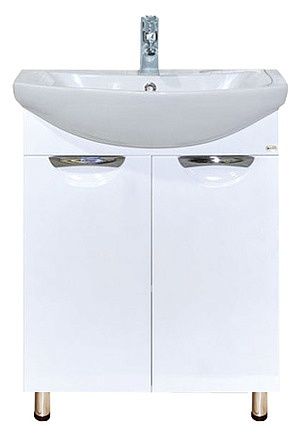 Тумба под раковину Misty Лаванда Э-Лав01060-011Пр 60х30 напольная цвет белый