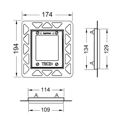 Рамка монтажная Tece TECEloop 9242646 - фото 2