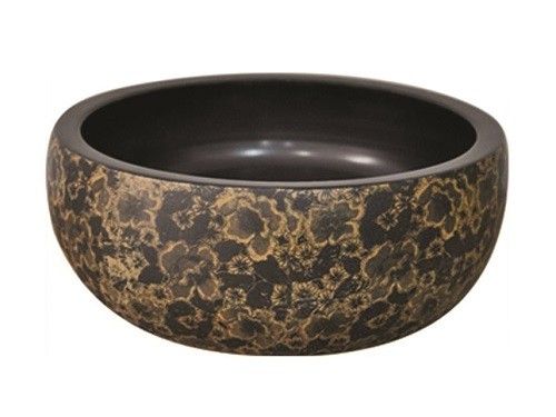 Раковина CeramaLux J2030 40х40 накладная цвет черный