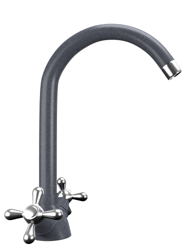 Смеситель для кухни Ulgran Classic U-012-343 на мойку черный