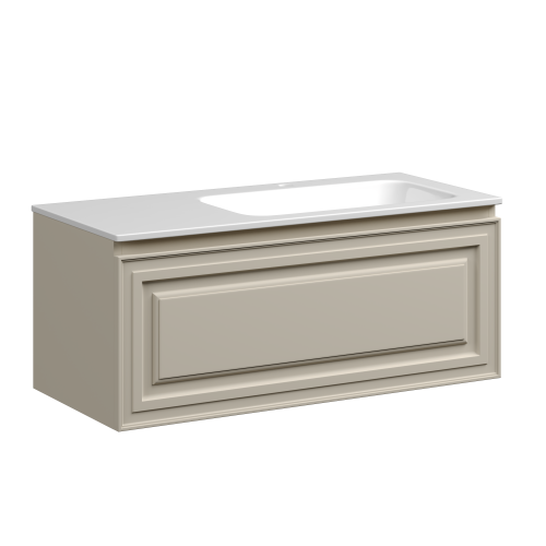 Тумба под раковину Sancos Very VR100RCE 100х40 подвесная цвет бежевый