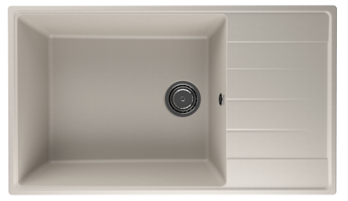 Кухонная мойка Ulgran Quartz Prima 860-02 85х50 цвет бежевый
