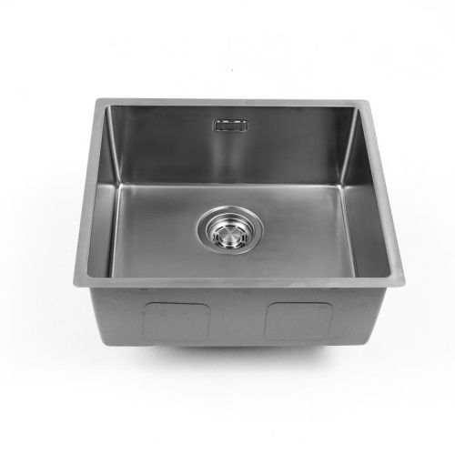 Кухонная мойка Grandex Aqua 501086 50х45 цвет серый поверхность матовая