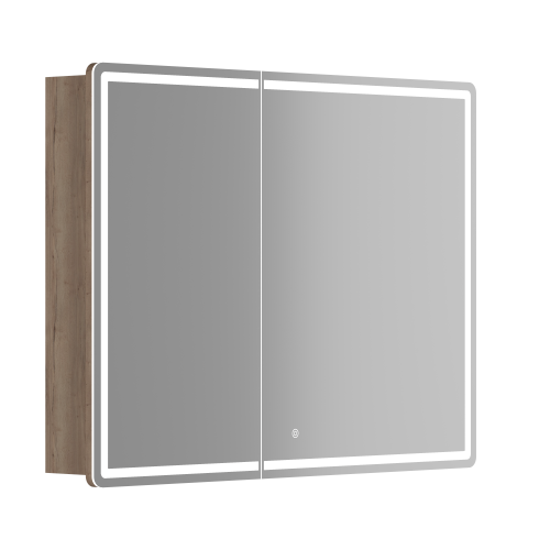 Зеркало-шкаф Sancos Mirror MI100EG 100х70 подвесной цвет коричневый