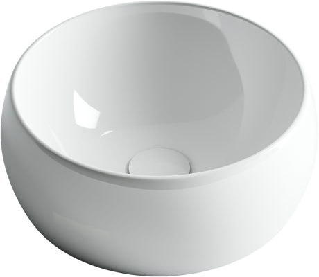 Раковина из сантехнического фарфора Ceramica Nova ELEMENT CN6001 40х40 накладная цвет белый без отверстий под смеситель - фото 2