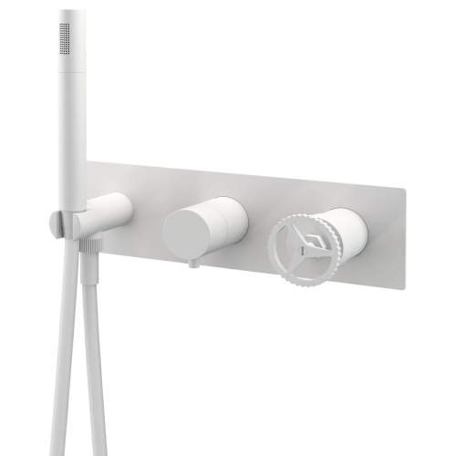 Смеситель для душа Remer Chrono CH97D3BO встраиваемый в стену белый