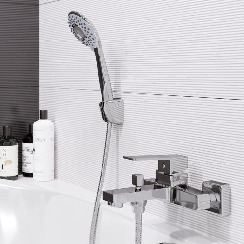 Смеситель для ванны Tokito AKARI TOK-AKA-1014 настенный хром