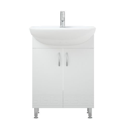 Тумба под раковину Corozo Олимп SD-00000692 60х30 напольная цвет белый