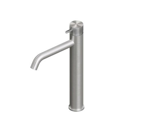 Смеситель QuadroDesign Source 12 02 AS на раковину нержавеющая сталь