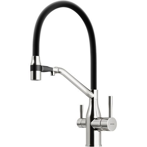 Смеситель для кухни Sancos Orta SC4008BN на мойку никель