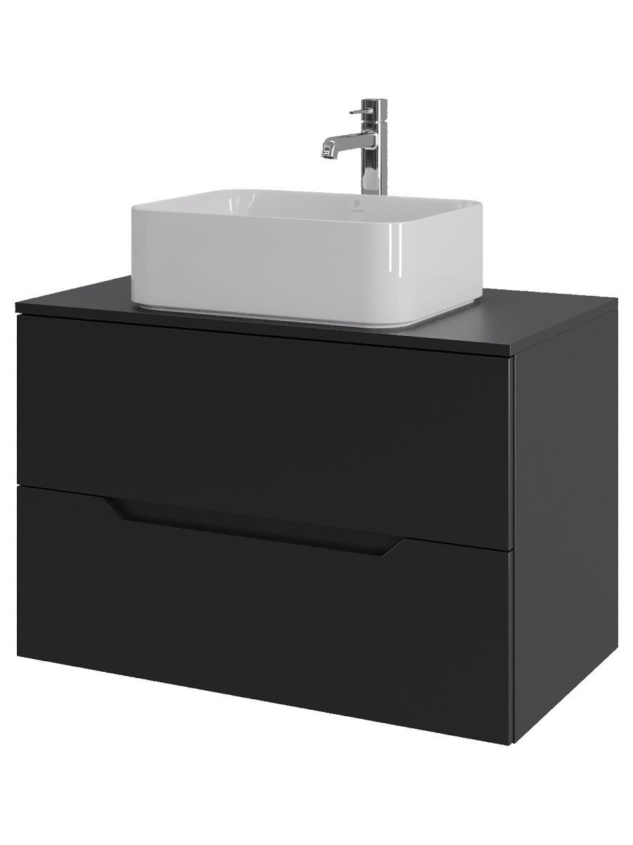 Тумба с раковиной Orange Line Li-80TubMDF+B02-460W 80х50