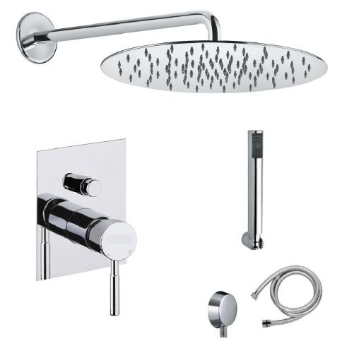 Душевая система Fiore Xenon 44NN5000 встраиваемая в стену цвет черный