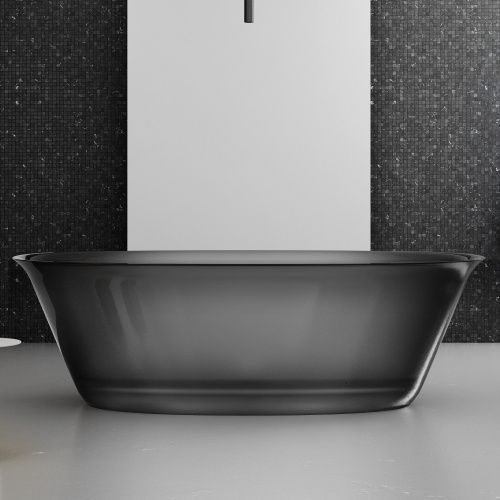 Ванна из полиэфирной смолы Abber Kristall AT9707Onyx 170х75 отдельностоящая овальная