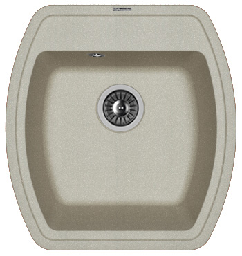 Кухонная мойка Florentina Нире 480 20.190.B0480.305 50х50 цвет серый поверхность матовая