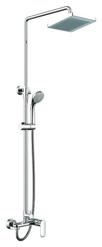 Душевая стойка Bravat Opal F9125183CP-A-RUS настенная цвет хром