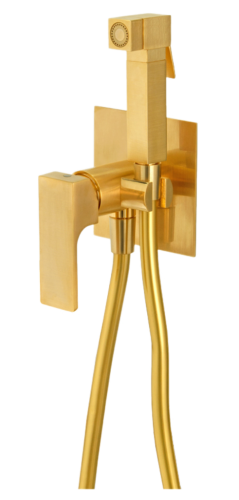 Гигиенический душ со смесителем Remer AU65BG золото