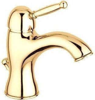 Смеситель Paffoni Giorgia GI075GF на раковину золото