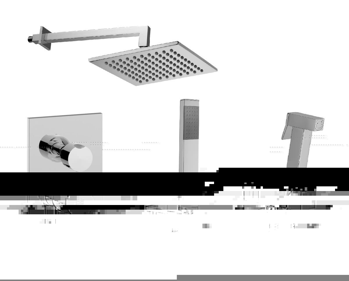 Душевая система Paffoni Ringo KITZRIN018CR/MKING встраиваемая в стену