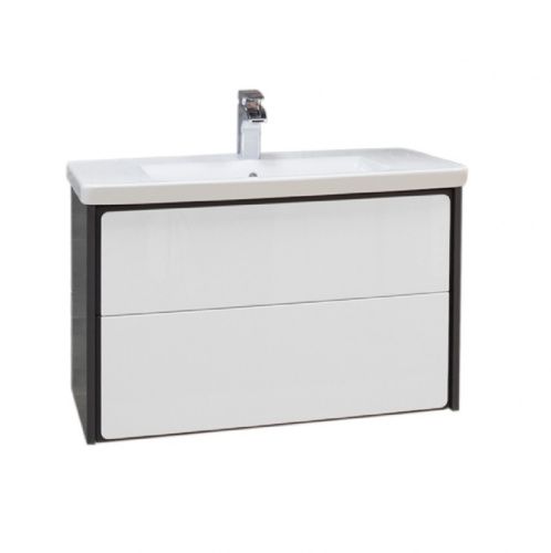 Тумба под раковину Roca Ronda ZRU9302965 80х40 подвесная цвет белый/серый