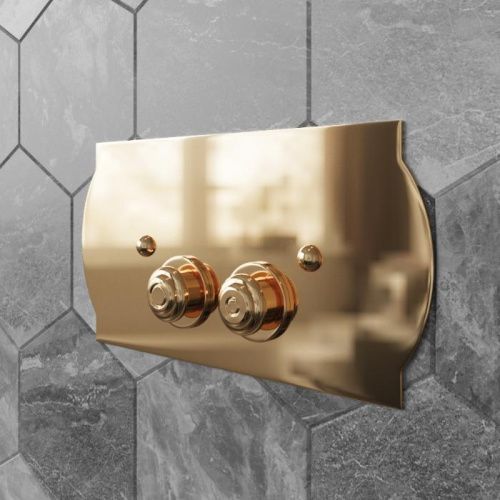 Клавиша смыва механическая TW collection TW300.3oro цвет золото