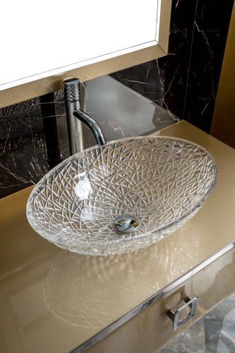 Столешница Armadi Art Lucido 853-100-Light Gold 100х50 накладная цвет золото