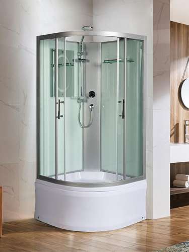 Душевая кабина WeltWasser WW500 10000003240 100х100 четверть круга без крыши ориентация универсальная