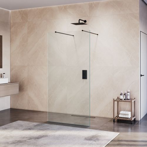 Душевая перегородка RGW Walk In 35101610-11 100х195 стекло прозрачное профиль хром