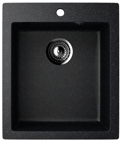 Кухонная мойка Ulgran Classic U-404-308 40х50 цвет черный