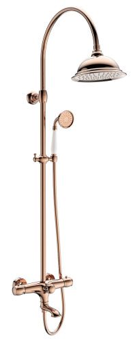 Душевая стойка AltroBagno Beatrice AltroBagnoBeatrice030403ROr настенная цвет розовое золото