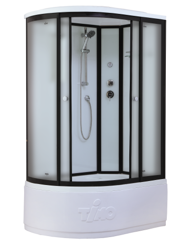 Душевая кабина Timo Standart T-6620BFR 120х85 асимметричная с крышей ориентация правая