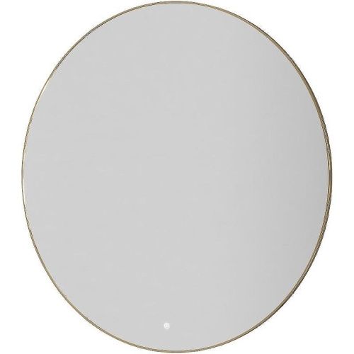 Зеркало с подсветкой и антизапотевателем Boheme 545-100-G 100х100 подвесное