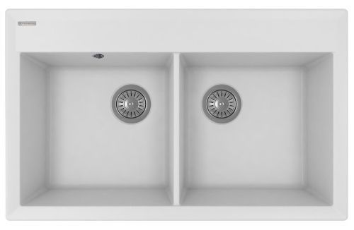 Кухонная мойка Florentina Тоскана 820 17.050.E0820.201 80х50 цвет белый поверхность матовая