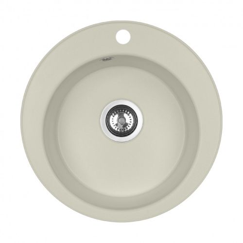 Кухонная мойка Aquaton Шелли 1A734732SS240 50х50 цвет белый