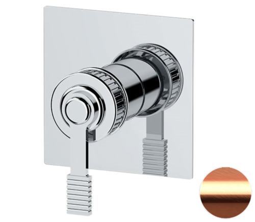 Смеситель для душа Remer Atelier AL30QRP встраиваемый в стену медь