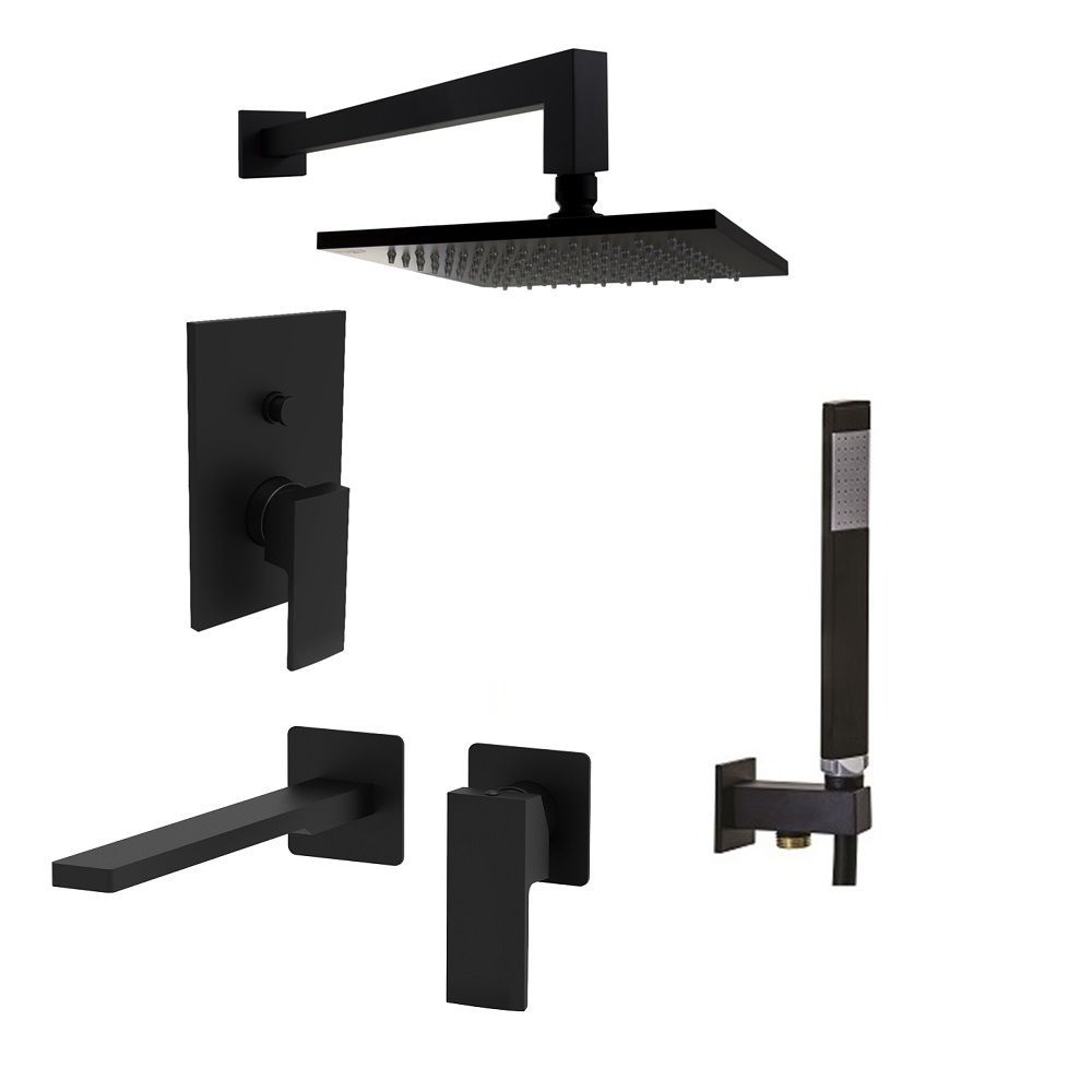 Душевая система Paffoni Elle KITEL015NO105 встраиваемая в стену