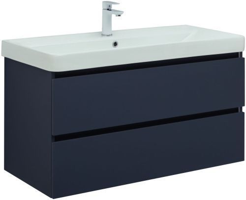 Тумба под раковину Aquanet Вега 2.0 00337945 100х50 подвесная цвет синий
